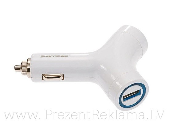 USB lādētājs ar auto pārveidotāju